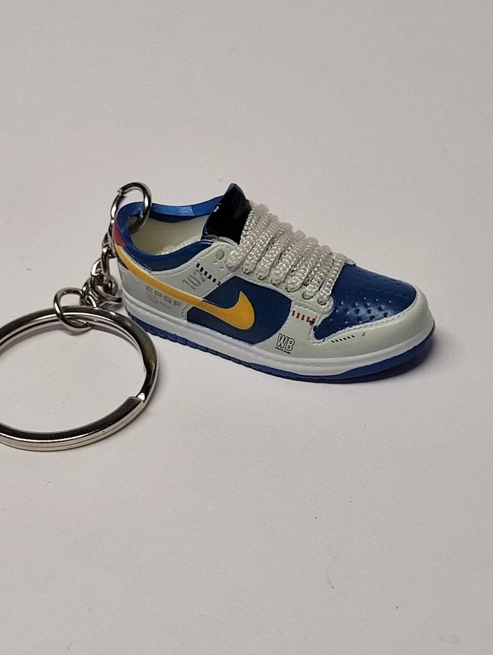 Mini 3D Retro Basketball Shoe Keychain Multi-Color Sneaker Charm